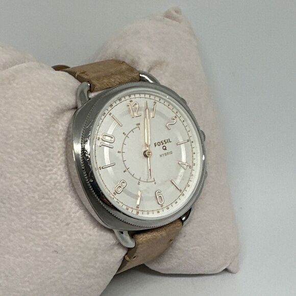 Fossil Accomplice FTW1200 Women Sand Straps Analog Dial Hybrid Smartwatch HME314 - Picture 4 of 11